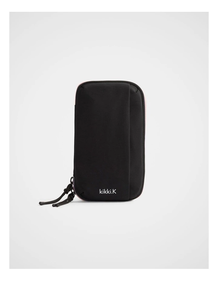 TREK. Phone Crossbody in Black image 1