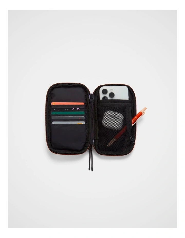 TREK. Phone Crossbody in Black image 2