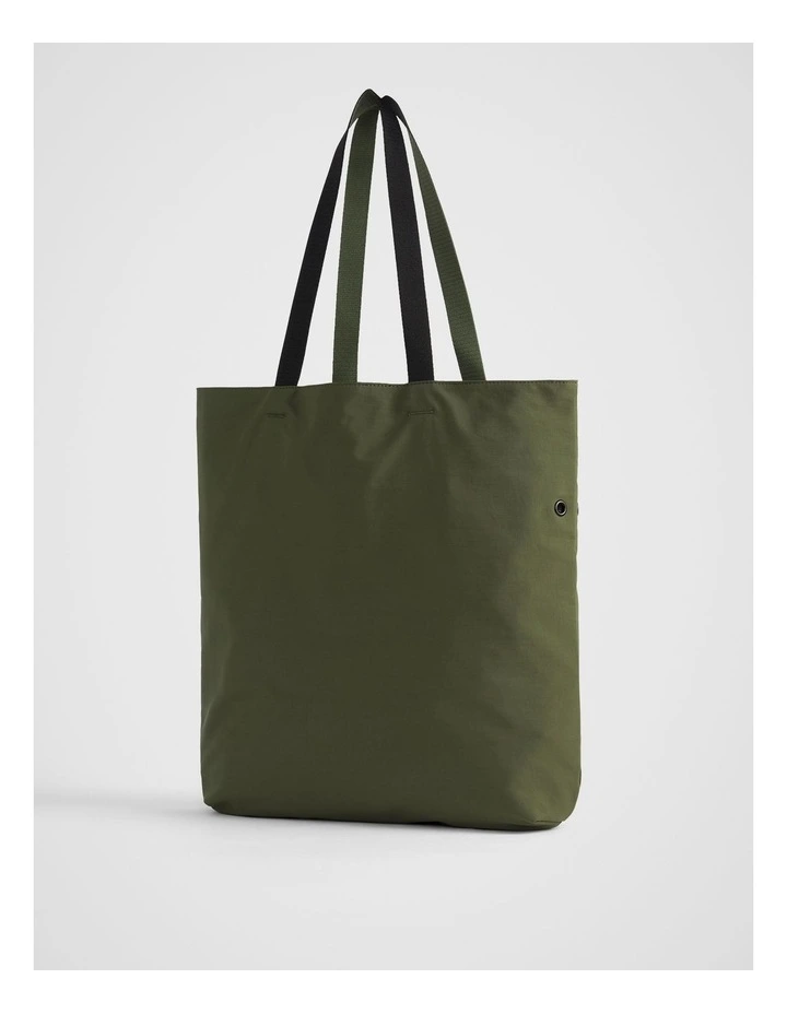 TREK. Reversible Tote in Olive image 3