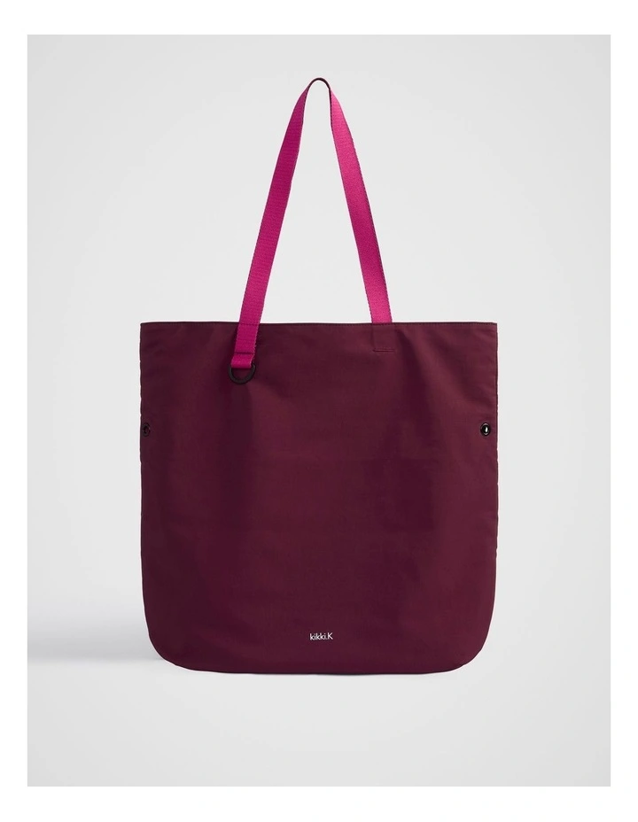 TREK. Reversible Tote in Plum image 1