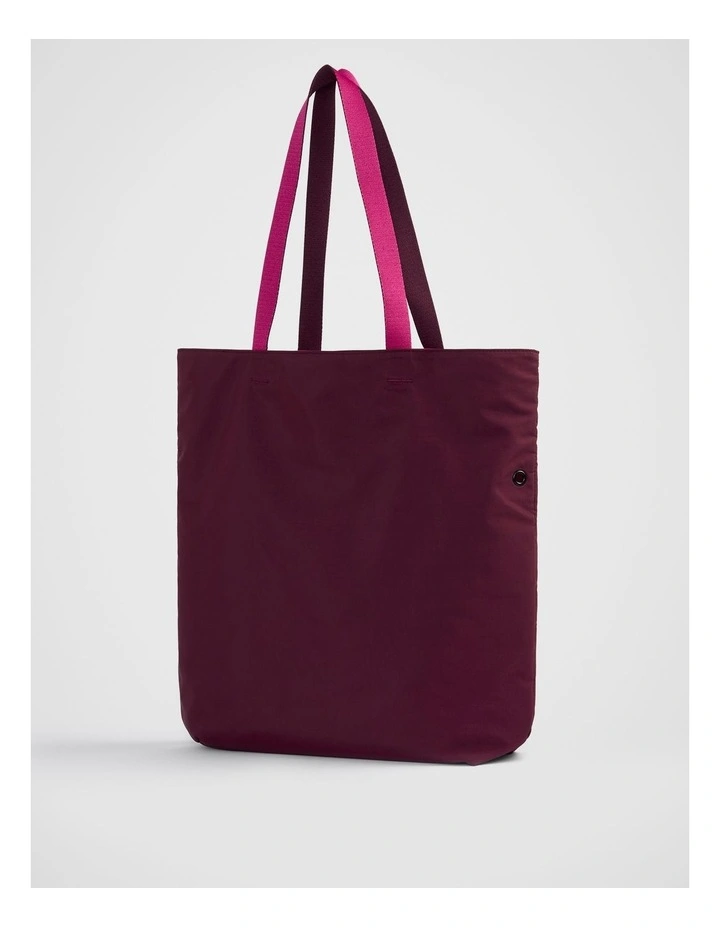 TREK. Reversible Tote in Plum image 3