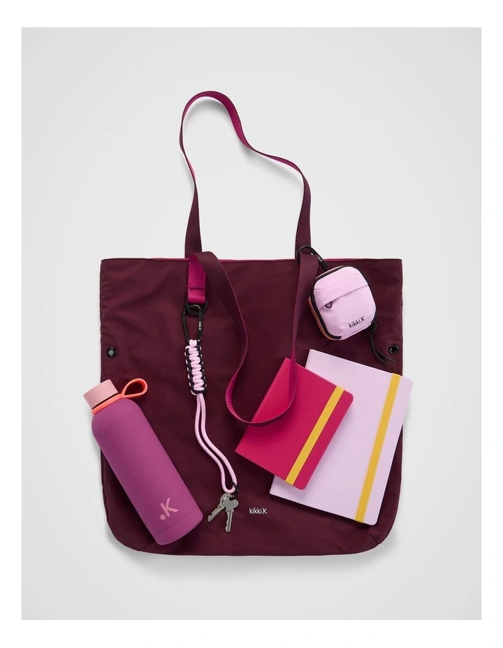 TREK. Reversible Tote in Plum image 7