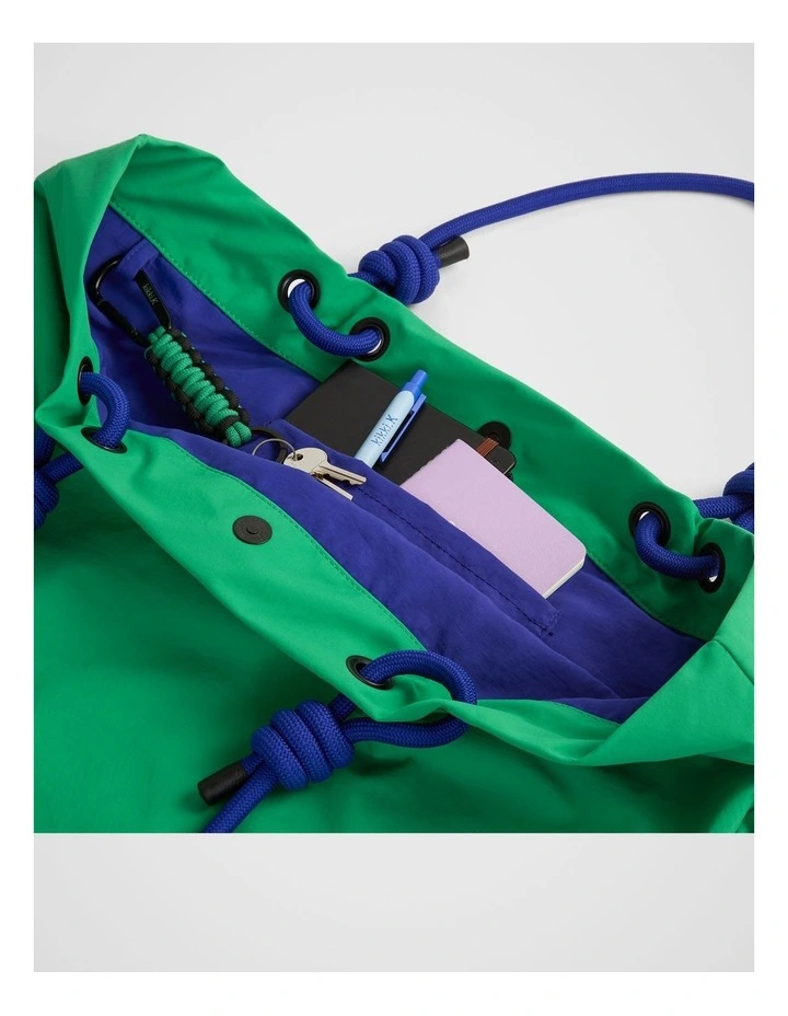 TREK. Tote Bag in Green image 5