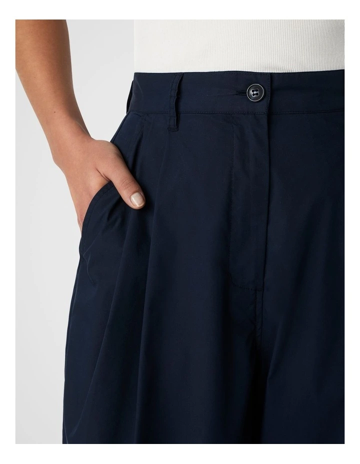 Pleated Pant in Navy image 4