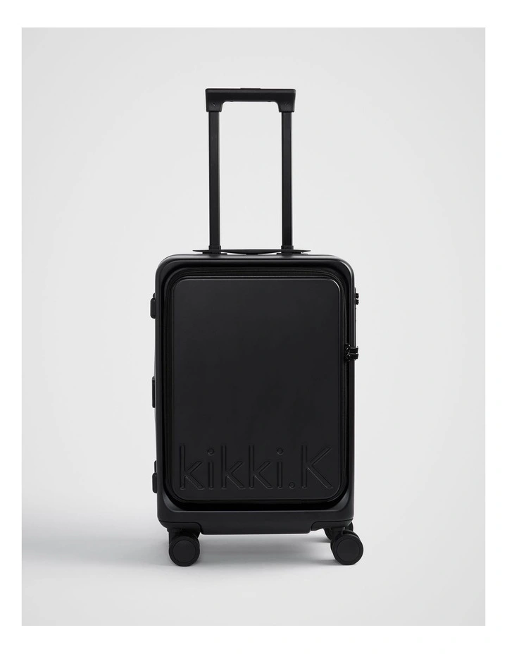Carry-On Case Plus Suitcase in Black image 1