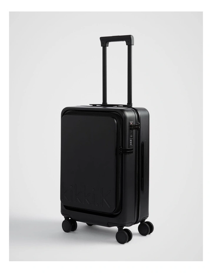 Carry-On Case Plus Suitcase in Black image 3