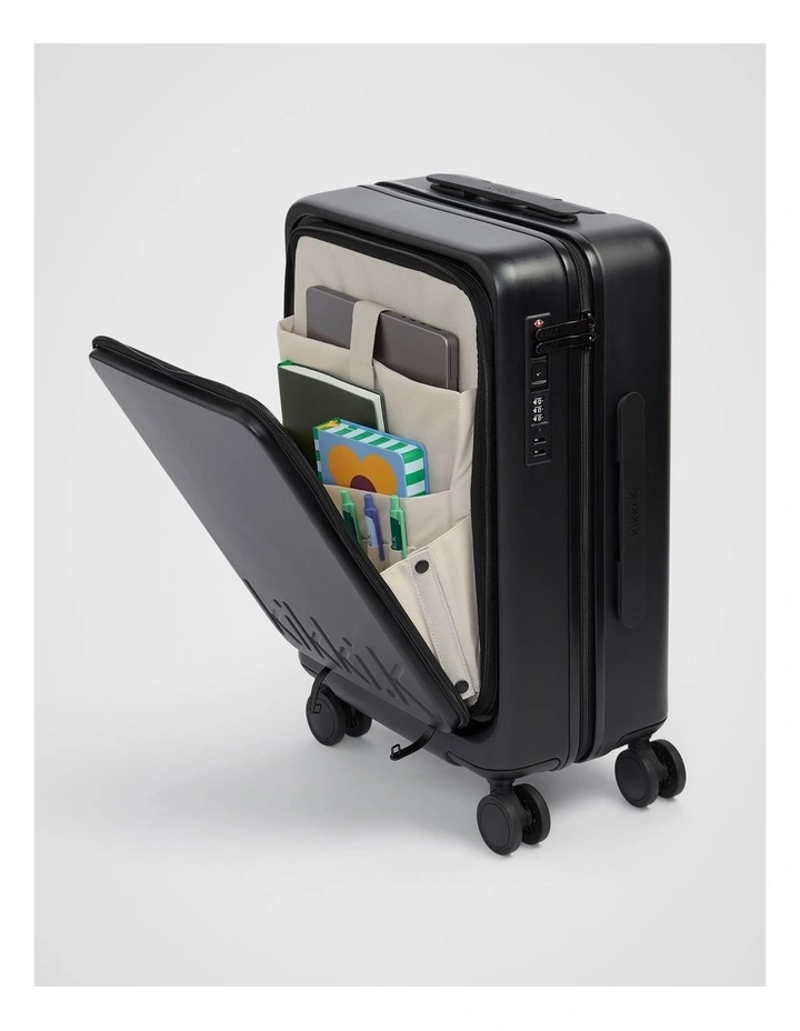 Carry-On Case Plus Suitcase in Black image 7