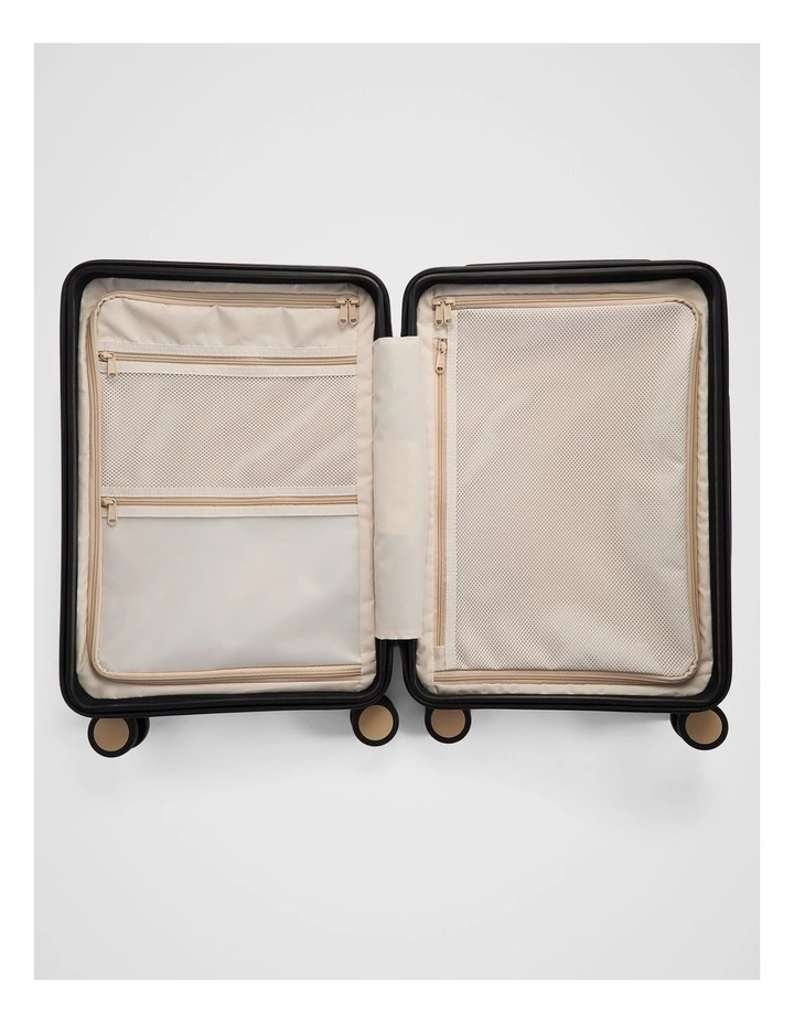 Carry-On Case Plus Suitcase in Camel image 2