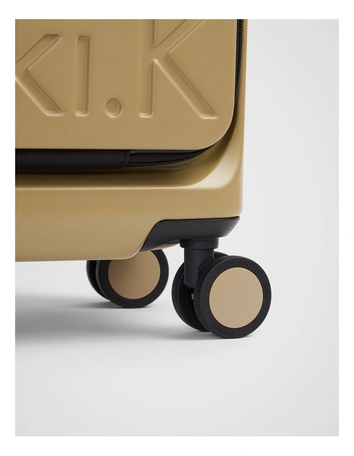 Carry-On Case Plus Suitcase in Camel image 4