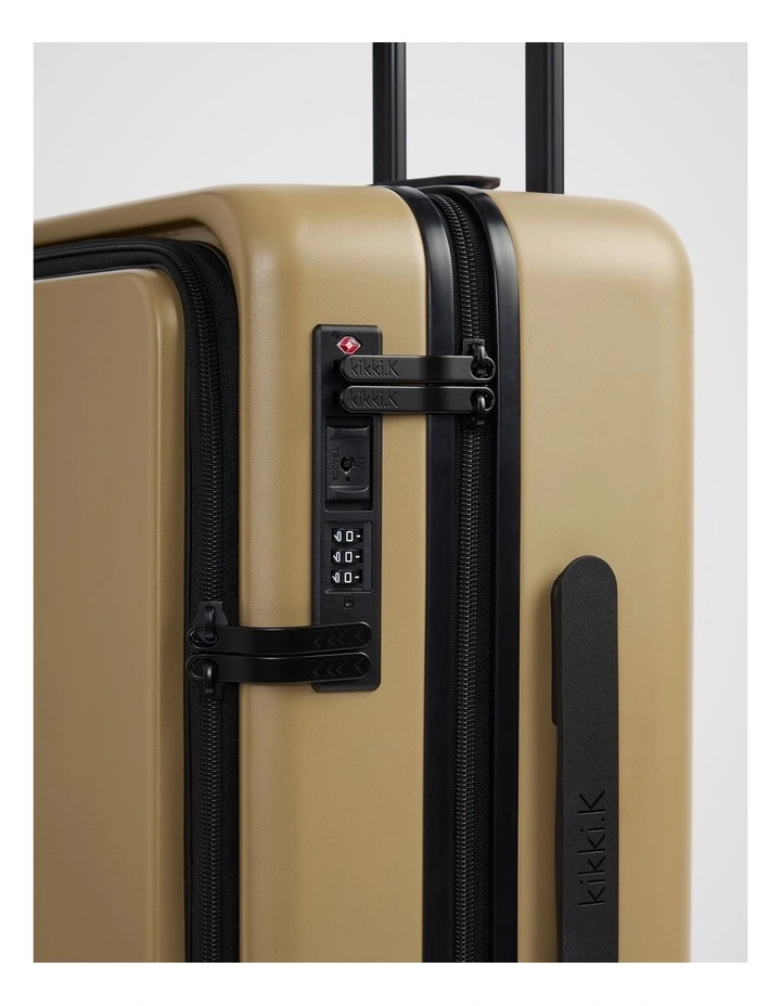Carry-On Case Plus Suitcase in Camel image 5