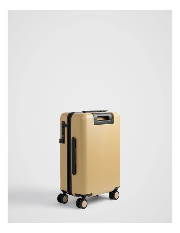 Carry-On Case Plus Suitcase in Camel image 6