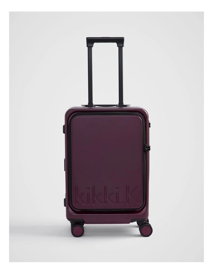 Carry-On Case Plus Suitcase in Plum image 1