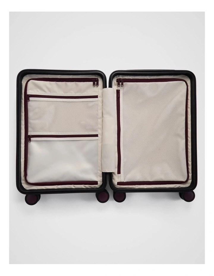 Carry-On Case Plus Suitcase in Plum image 2