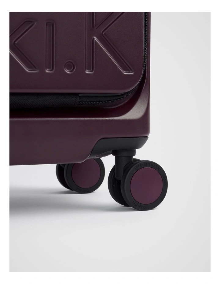 Carry-On Case Plus Suitcase in Plum image 4