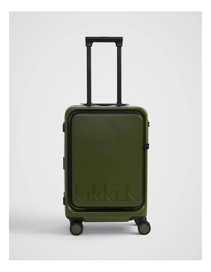 Carry-On Case Plus Suitcase in Olive image 1