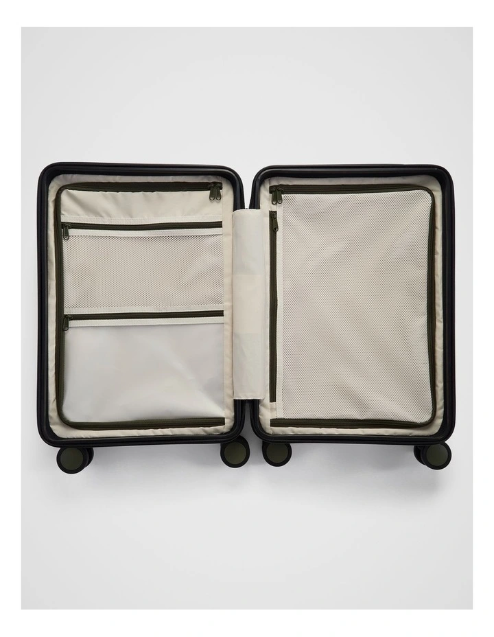 Carry-On Case Plus Suitcase in Olive image 2