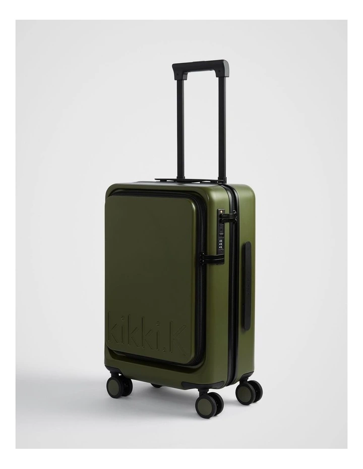 Carry-On Case Plus Suitcase in Olive image 3