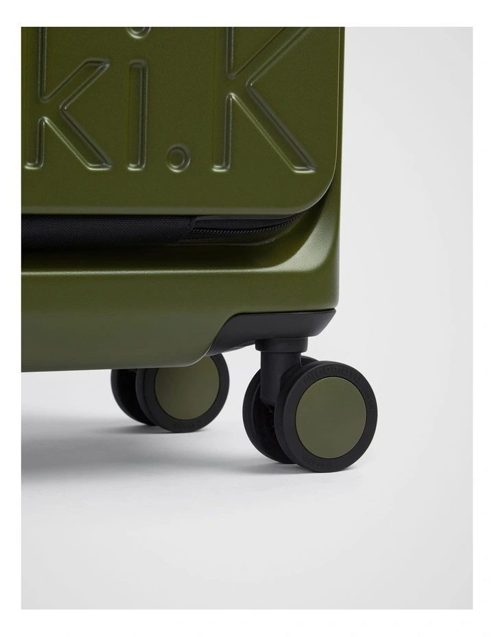 Carry-On Case Plus Suitcase in Olive image 4