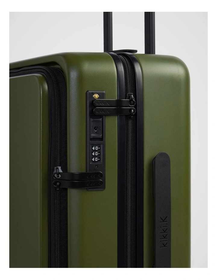 Carry-On Case Plus Suitcase in Olive image 5