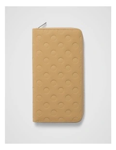 Dot Continental Wallet in Camel