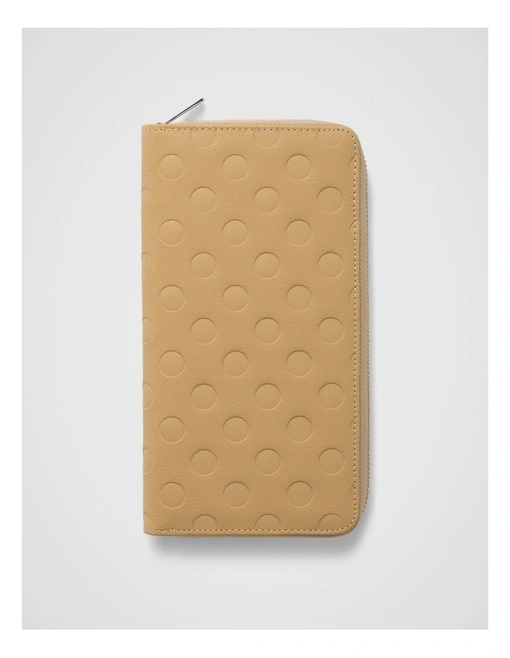 Dot Continental Wallet in Camel image 1