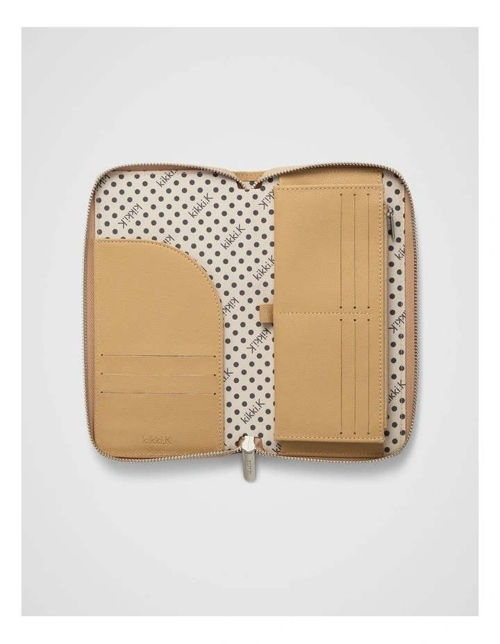 Dot Continental Wallet in Camel image 2