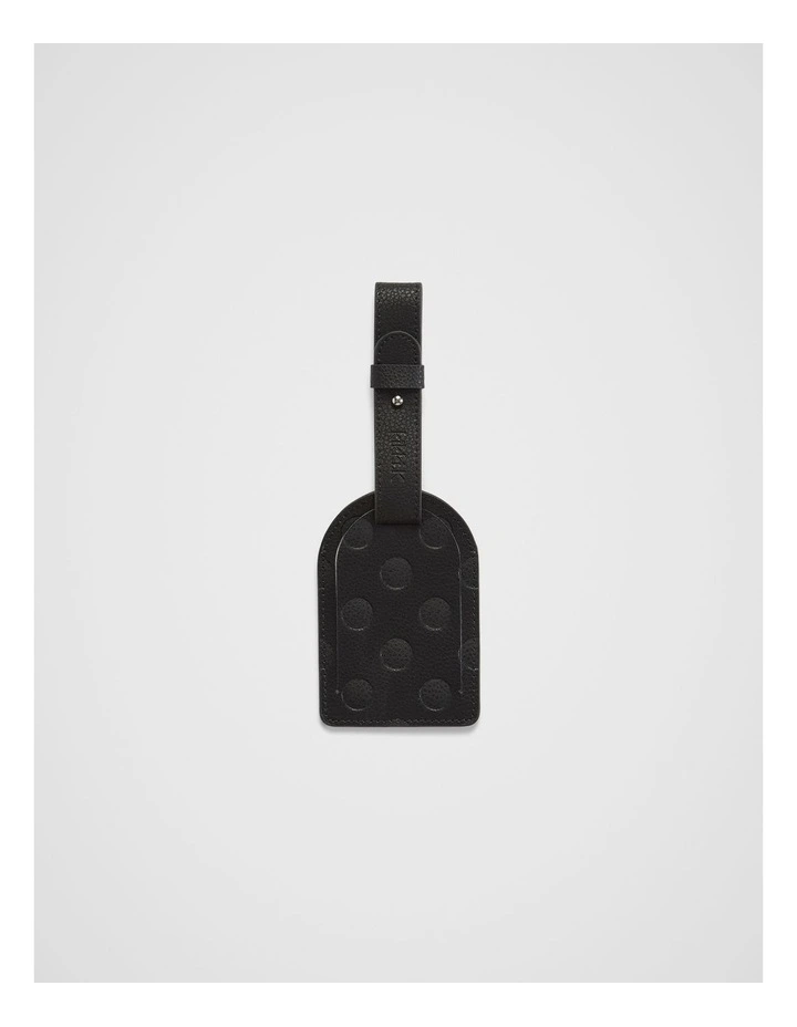 Dot Luggage Tag in Black image 1