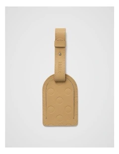 Dot Luggage Tag in Camel