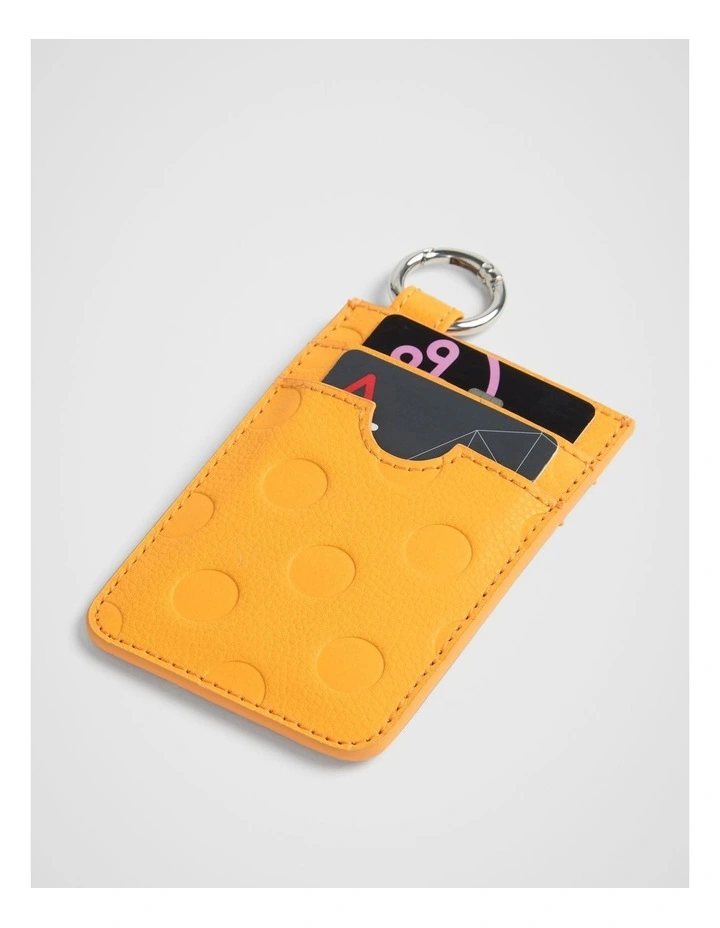 Dot Mini Card Wallet in Mandarin image 2