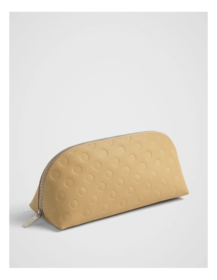 Dot Pouch Large in Camel image 4