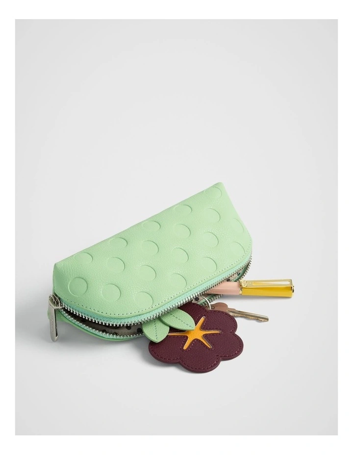 Dot Pouch Small in Matcha Green image 2