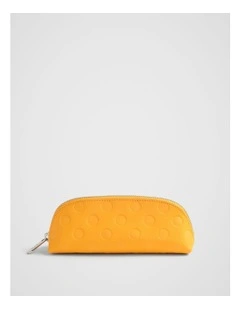 Dot Pouch Small in Orange