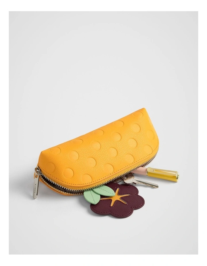 Dot Pouch Small in Orange image 2