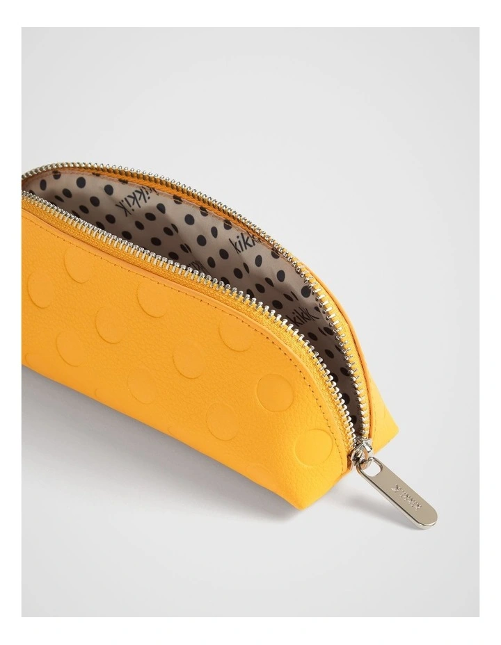 Dot Pouch Small in Orange image 3