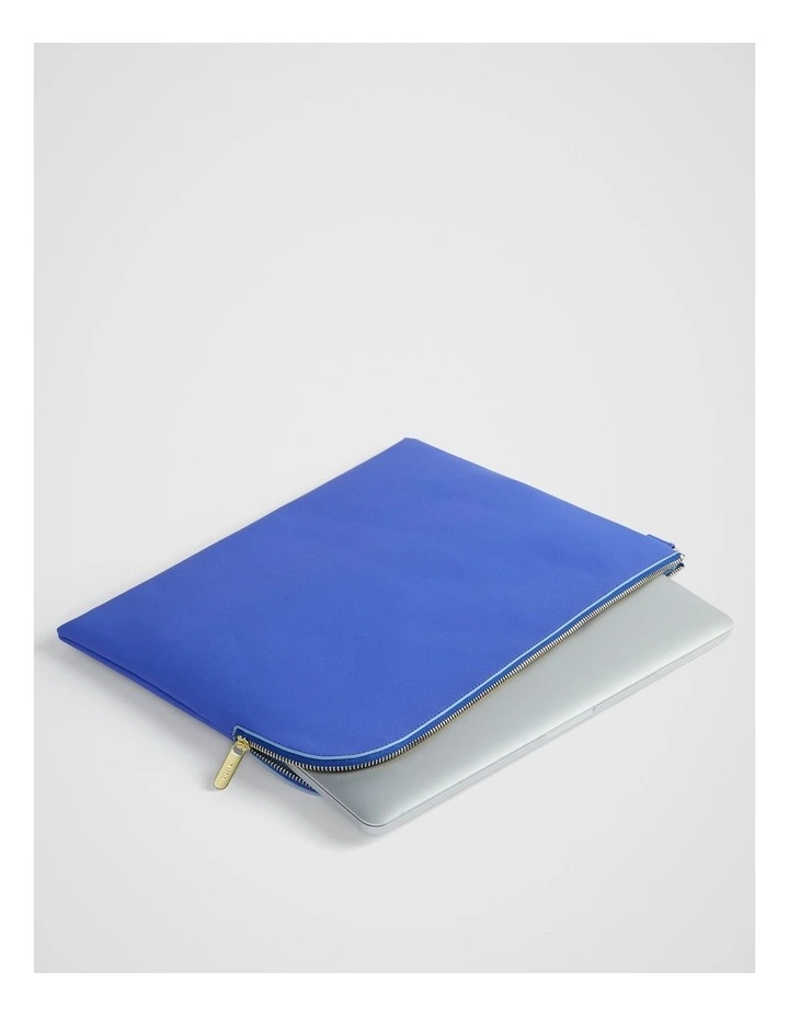 Envelope Laptop Satchel 15 Inch in Cobalt image 3