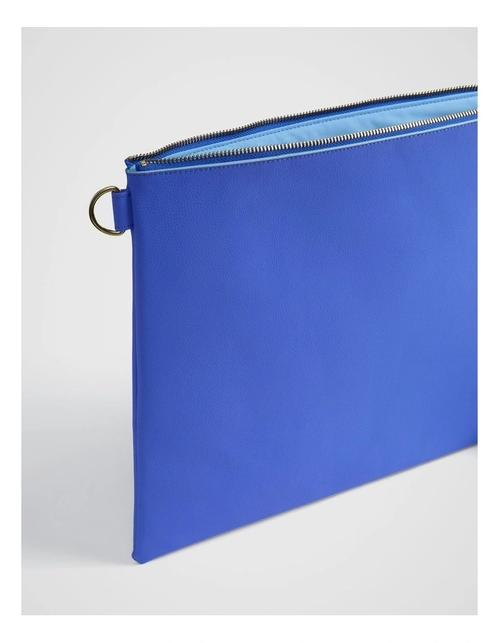 Envelope Laptop Satchel 15 Inch in Cobalt image 4