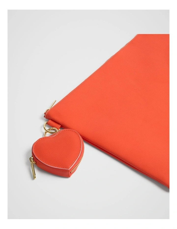 Love Club Mini Pouch in Flame image 3