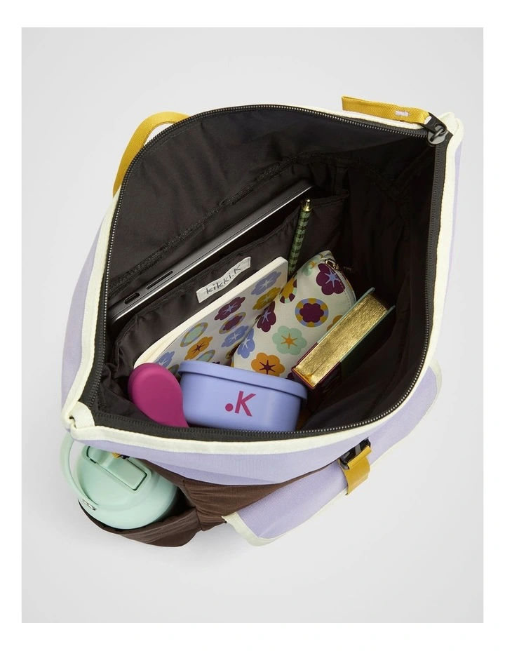 Play Convertible Backpack in Violet Multi image 5