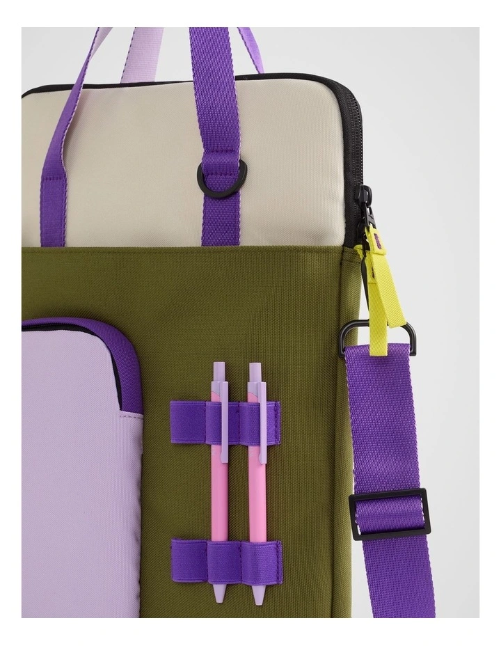 Play Laptop Bag in Fern Multi image 3