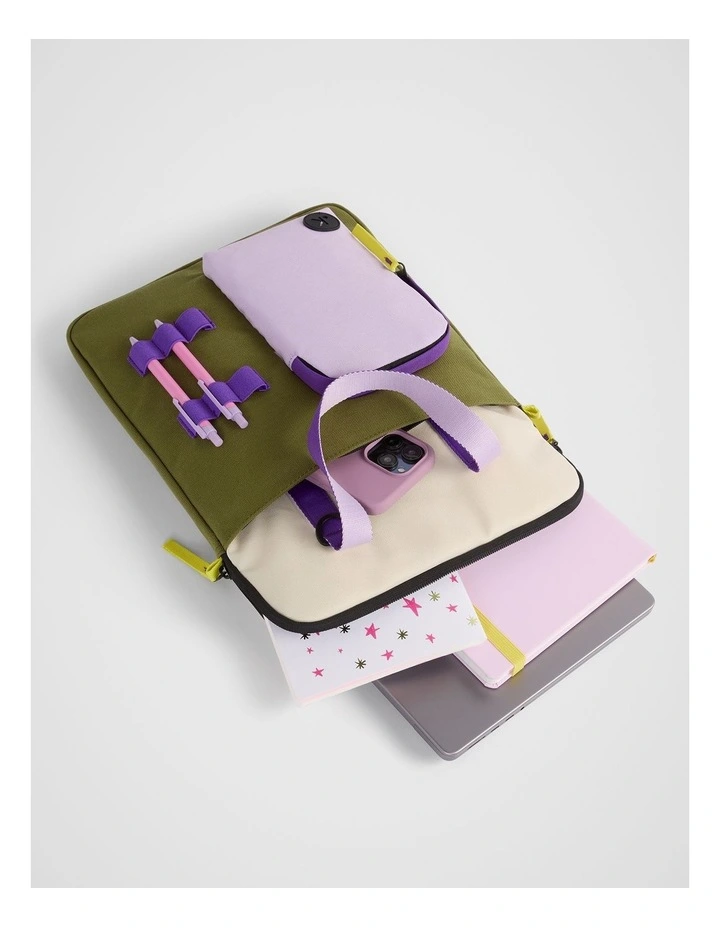 Play Laptop Bag in Fern Multi image 6