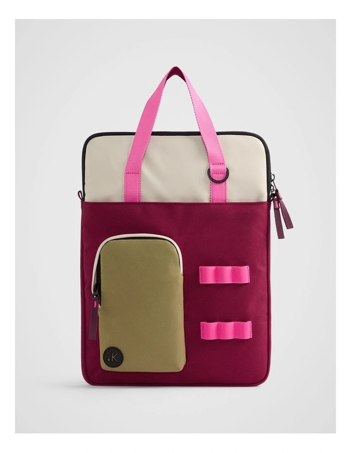 Play Laptop Bag in Berry Multi image 1