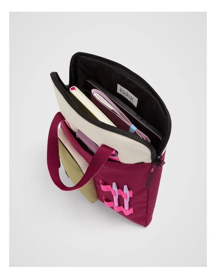 Play Laptop Bag in Berry Multi image 2
