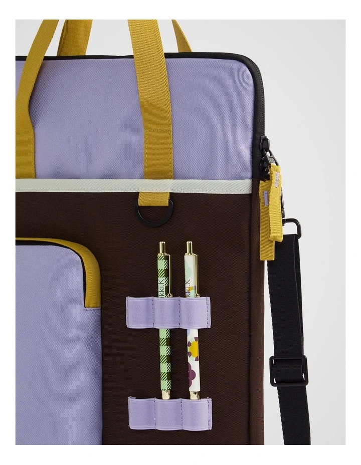 Play Laptop Bag in Violet Multi image 2