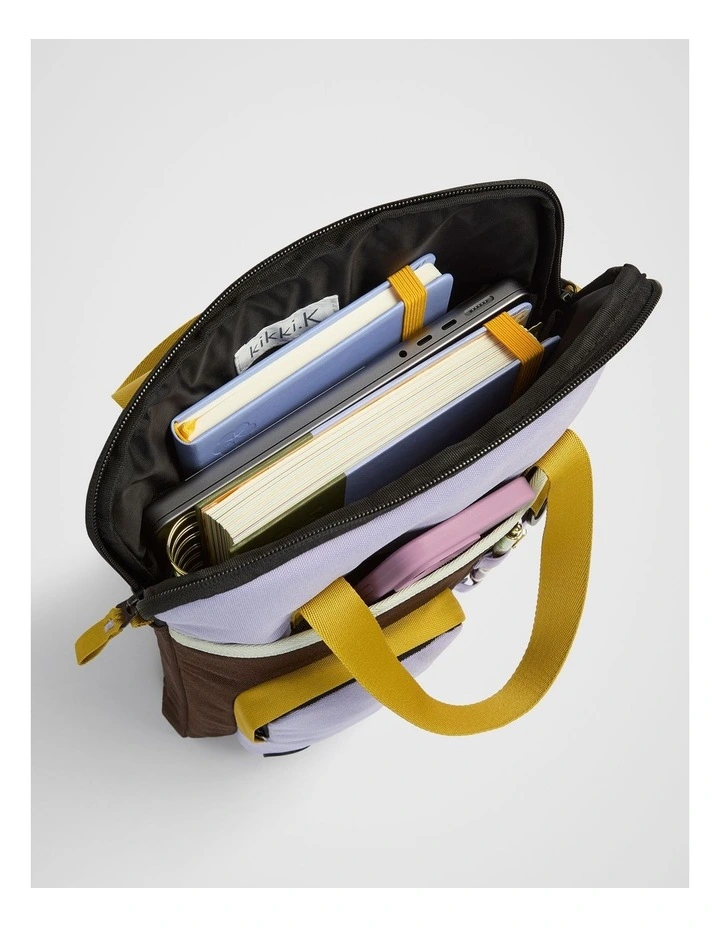 Play Laptop Bag in Violet Multi image 4