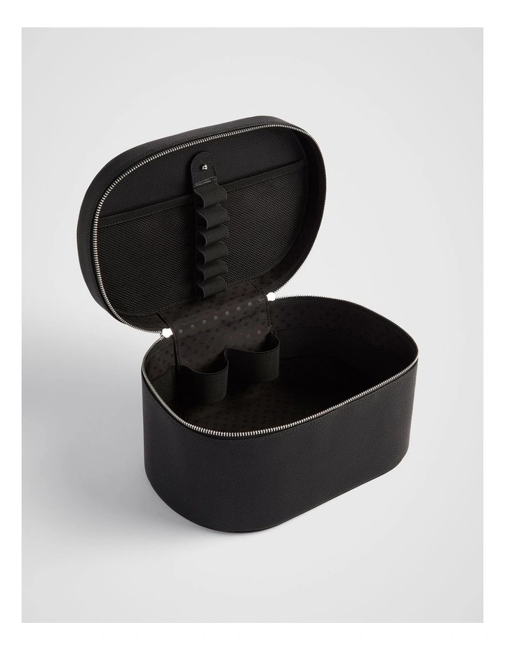 Traveller Cosmetics Case in Black image 3