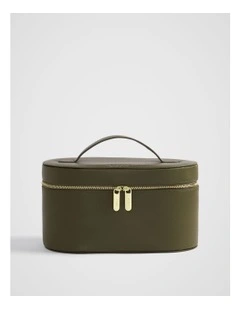 Traveller Cosmetics Case in Olive
