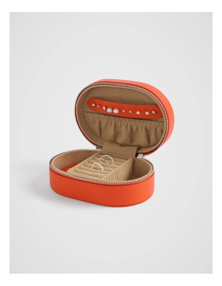 Traveller Jewellery Case in Tangelo image 2