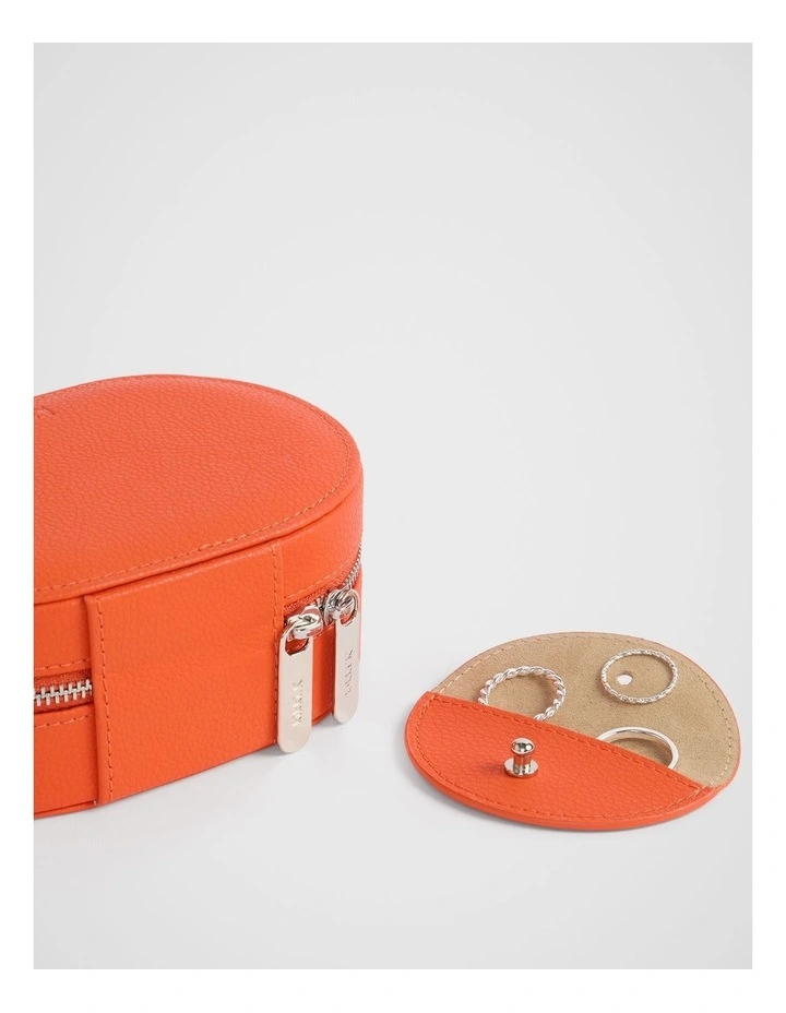 Traveller Jewellery Case in Tangelo image 3