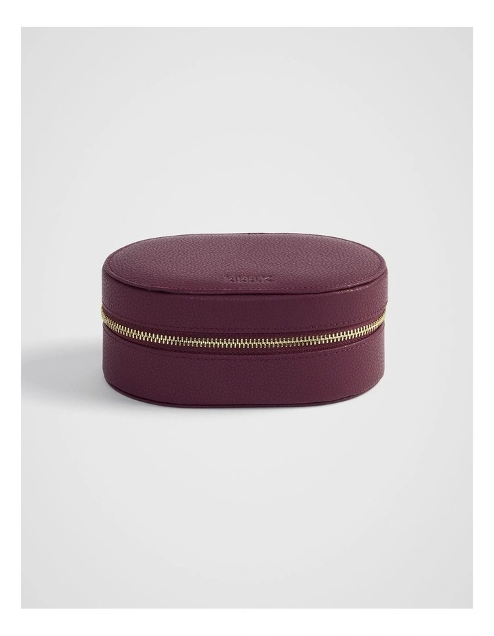 Traveller Jewellery Case in Plum image 1