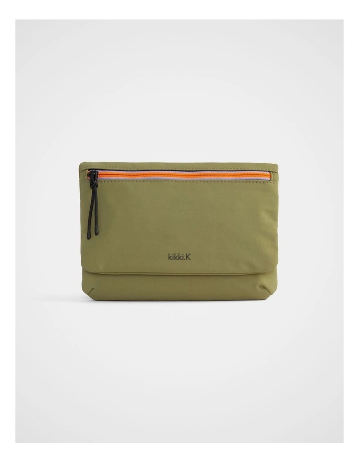 TREK. Pouch Crossbody in Moss image 1